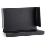 Estante para libros de chapa de acero Negro