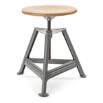 Hocker Chemnitz, höhenverstellbar RAL 7024 Graphitgrau
