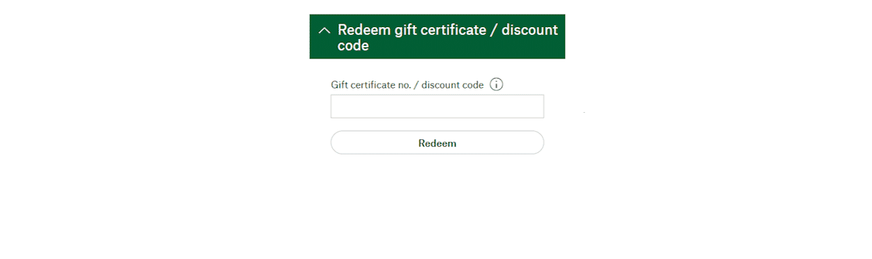 Query voucher value in the shopping cart