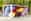 Installation „Compressed Cylinders“ von Raw Color, Den Haag 2023
