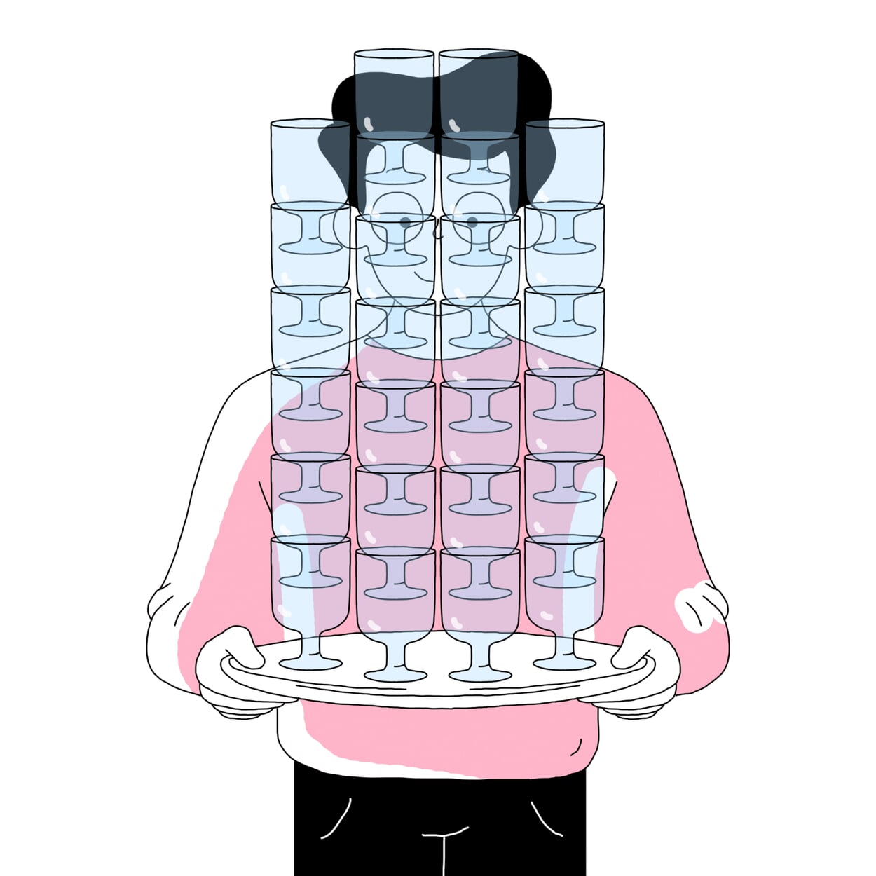 Glas Pile