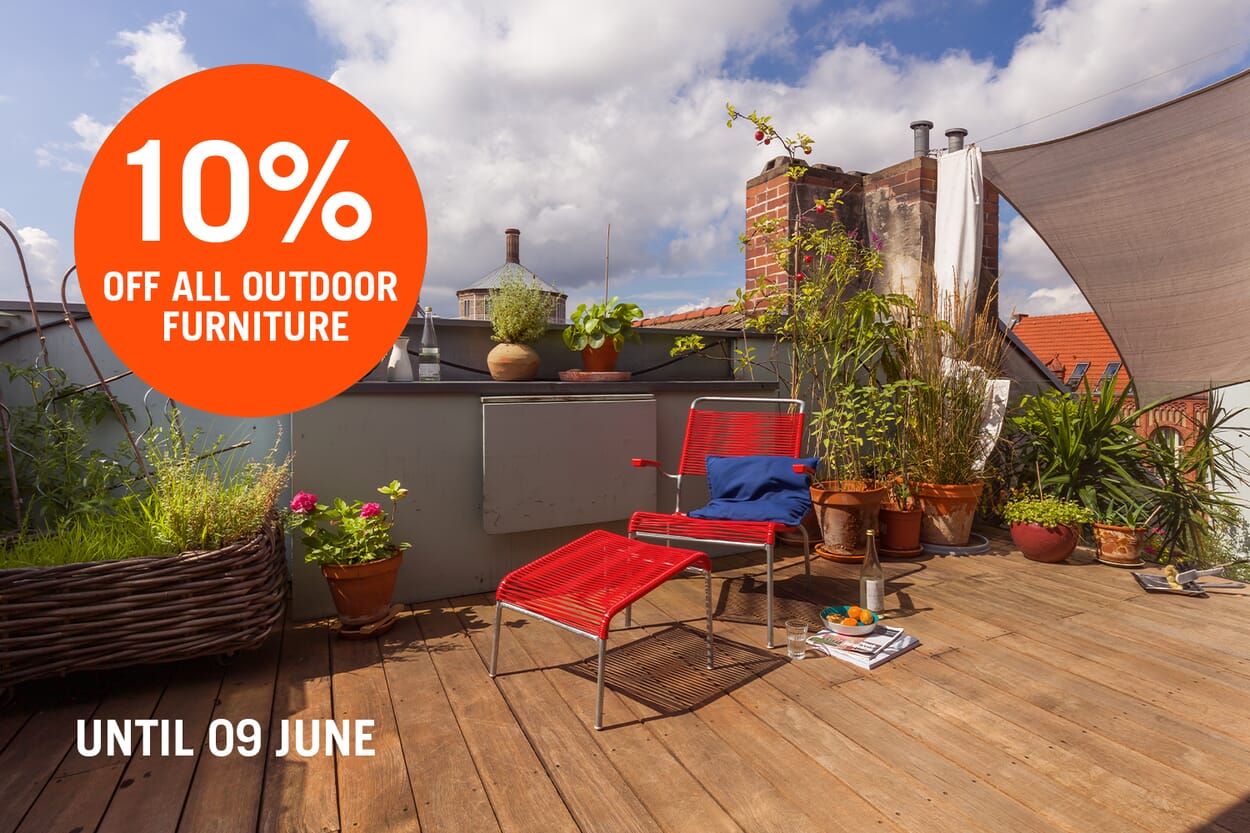 10 percent outdoor furniture