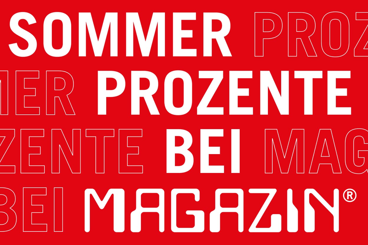 Sommerprozente bei MAGAZIN