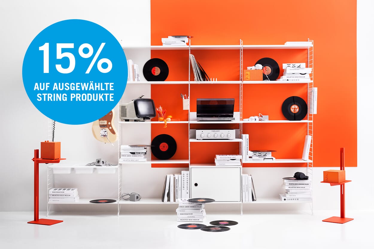 15 % auf STRING Möbelsysteme