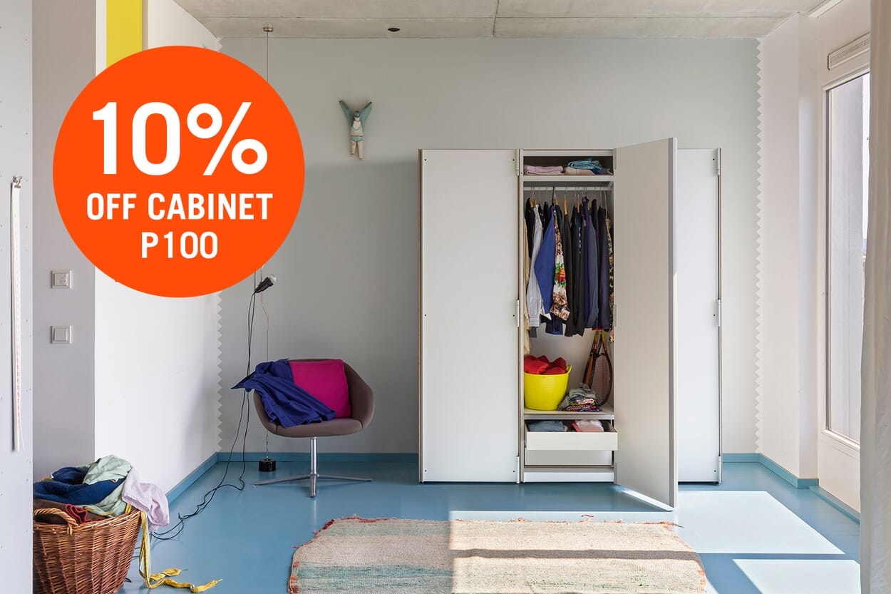 10 % off cabinet P100