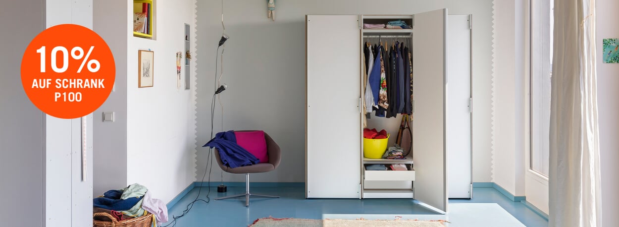 10 % Auf Schrank P100
