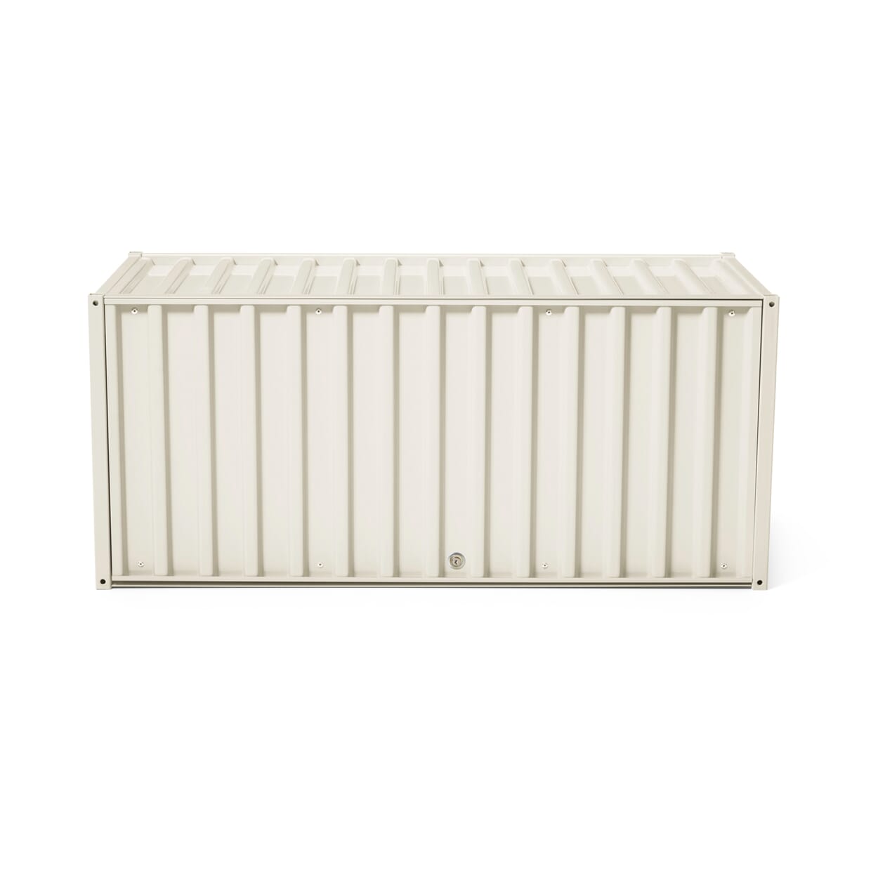Container DS with pearl white lock