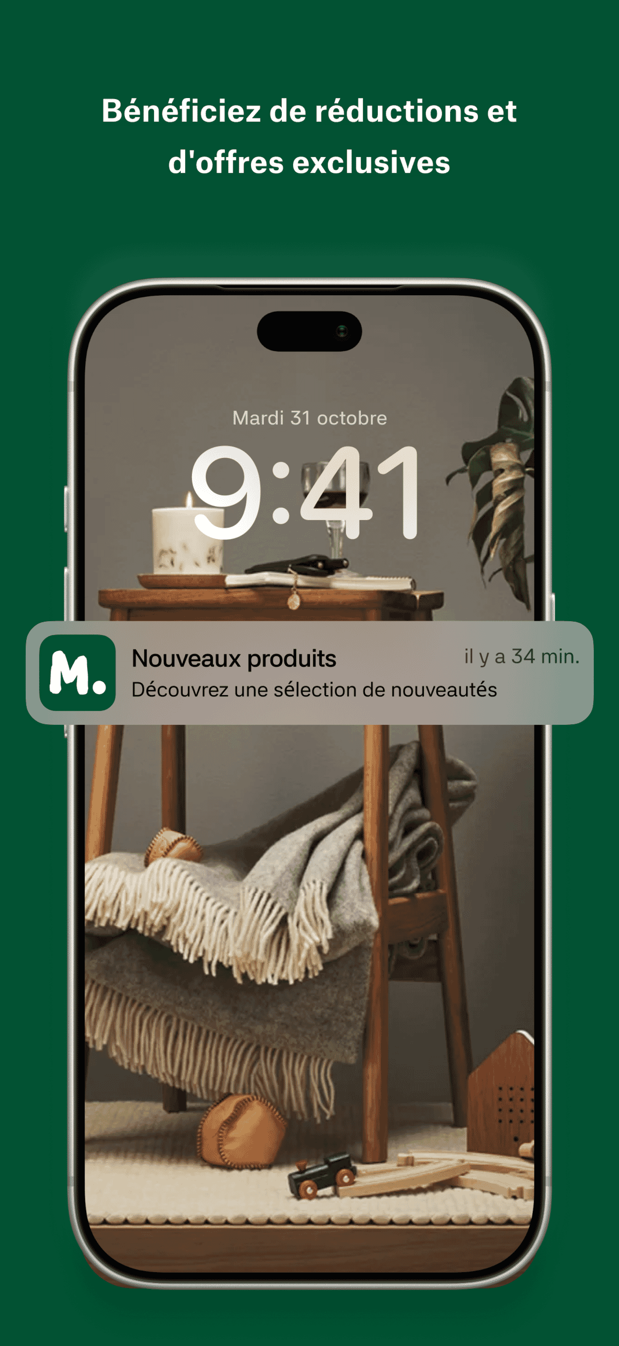 Capture d'écran de l'application Manufactum Shopping pour iPhone