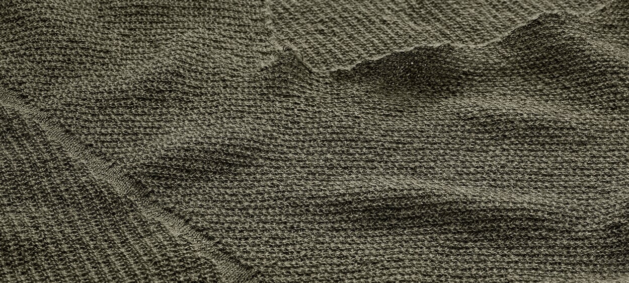 Linen knit dress