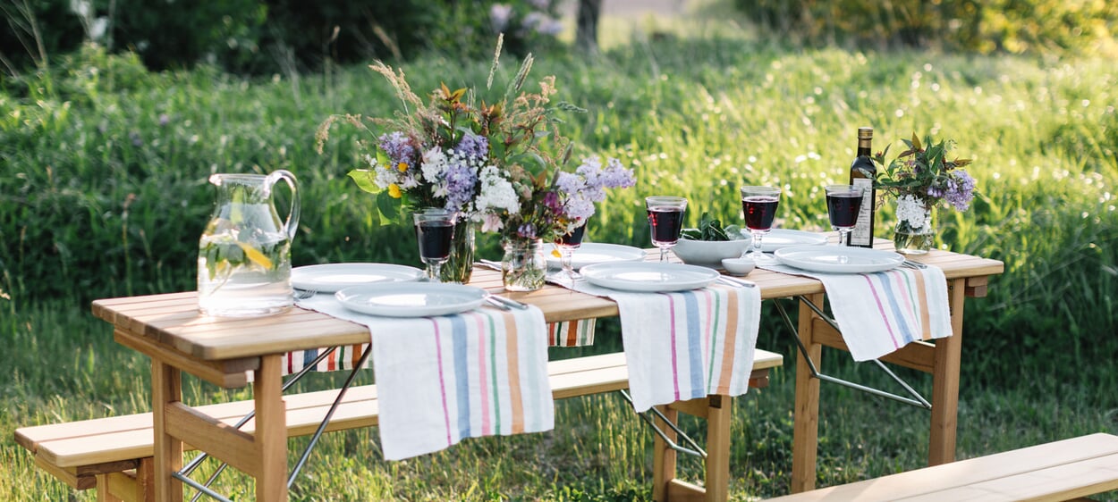 Table de jardin robuste de Elefant