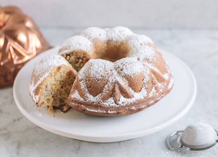 Stollen en forme de kouglof