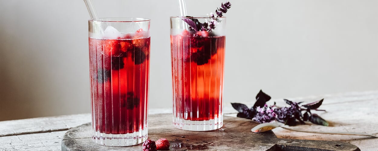Berry iced tea