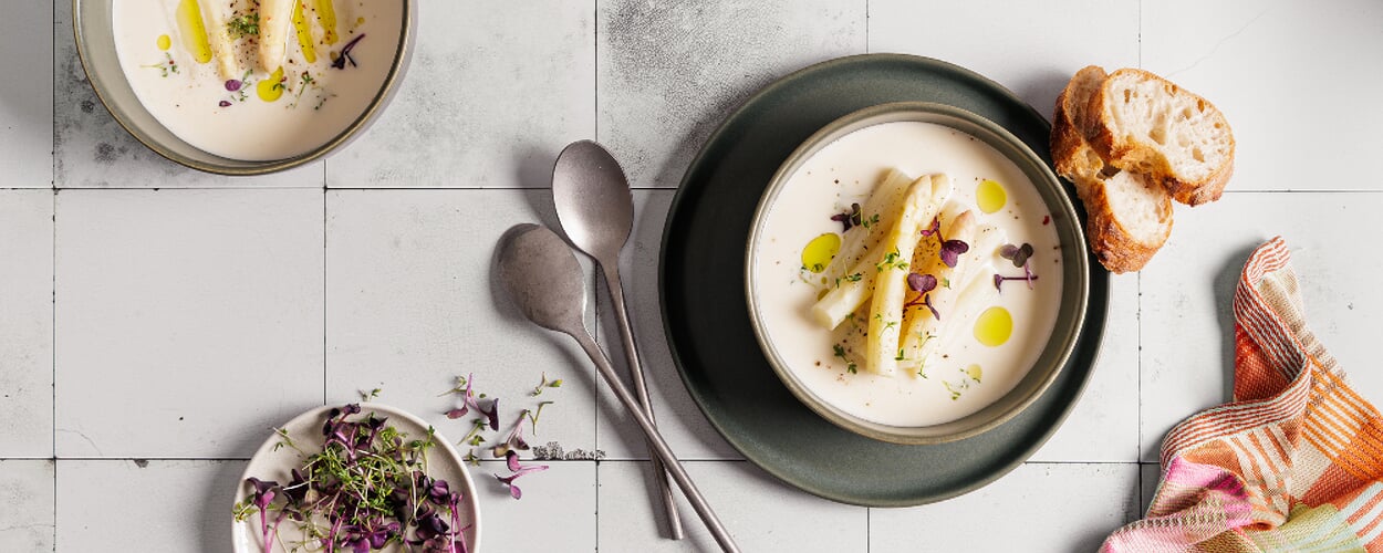 Spargelcremesuppe