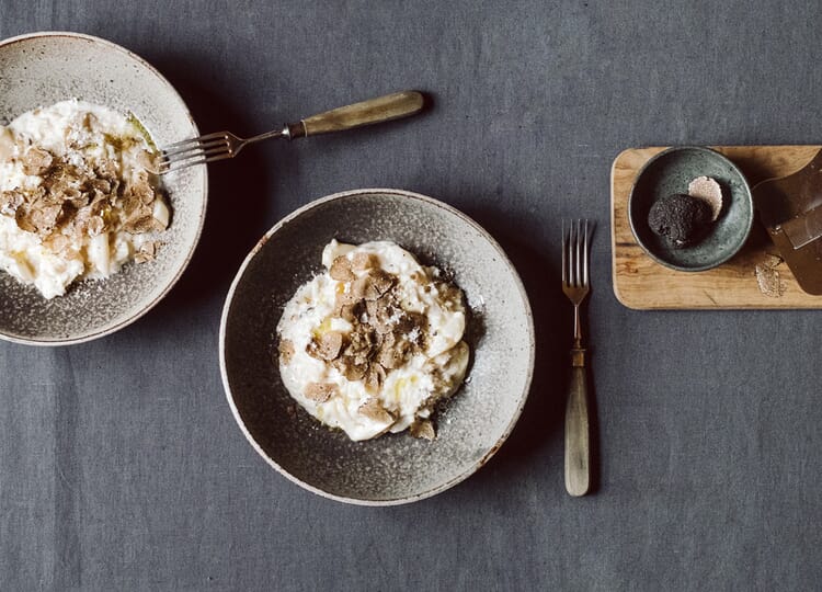 Black salsify risotto