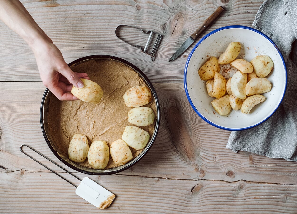 Arbeitsschritt 3 Apfelkuchen