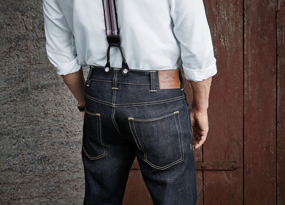 Herr Jeansjacka Slitningar Avslappnad Denim