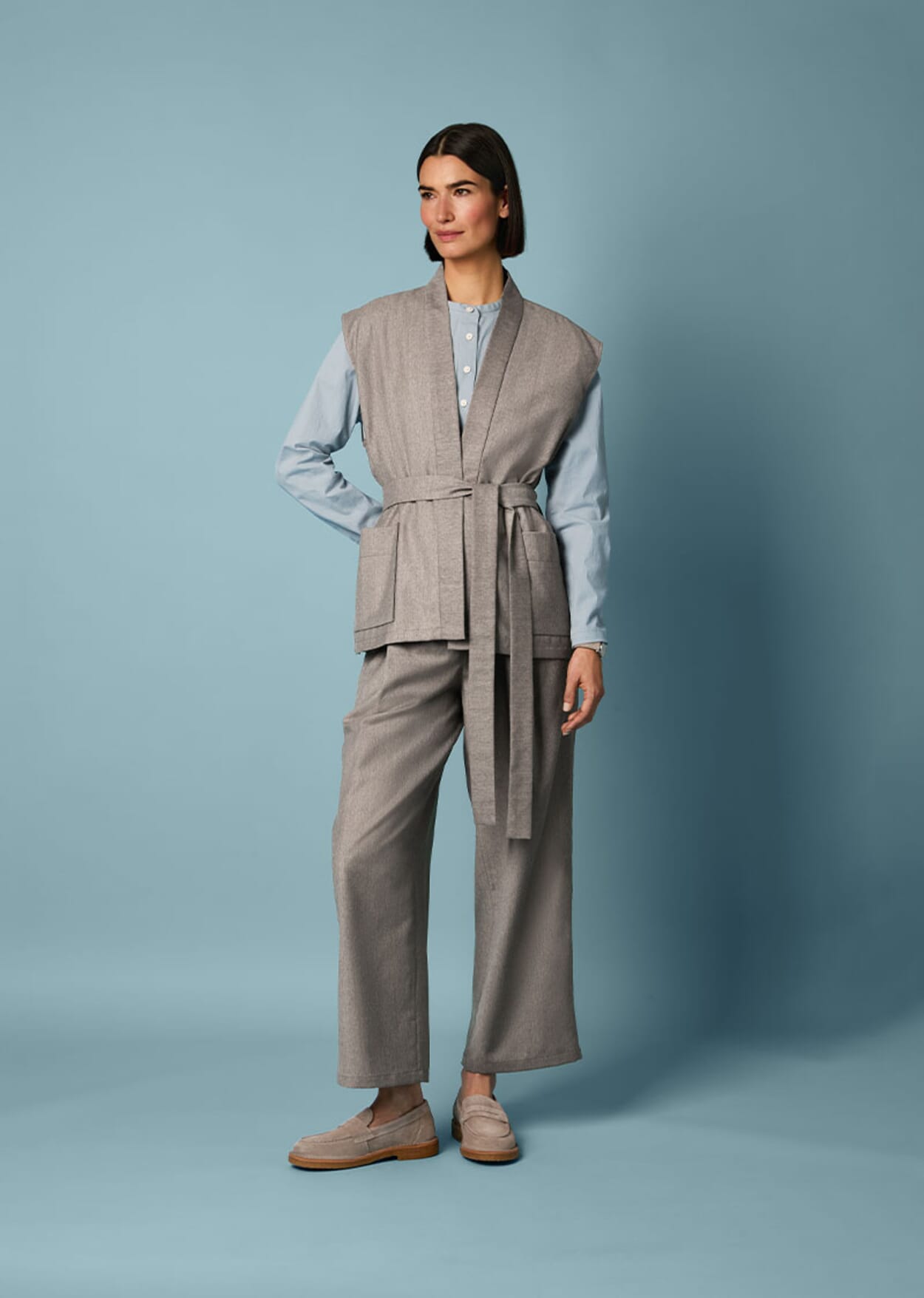 Model im Herbstoutfit