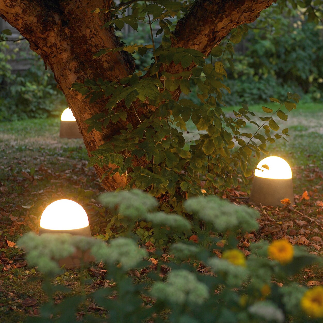 Gartenbodenleuchte Keramik