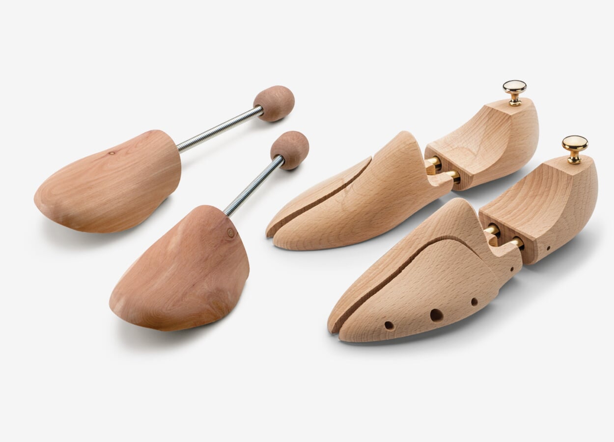 What shoe trees do.