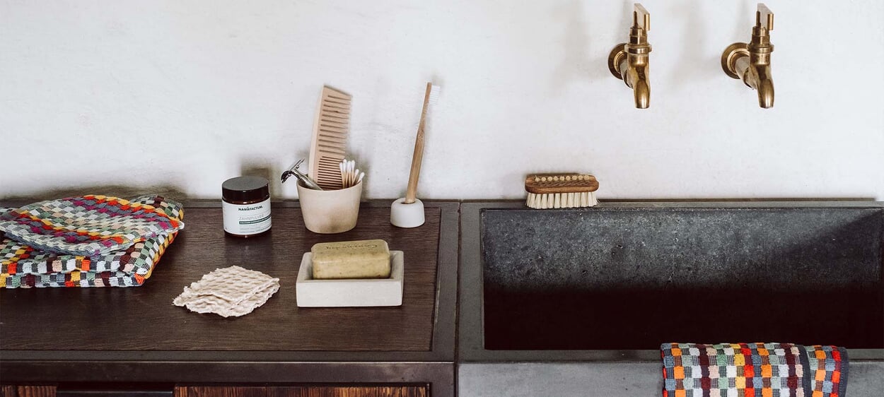 Salle de bain sans plastique