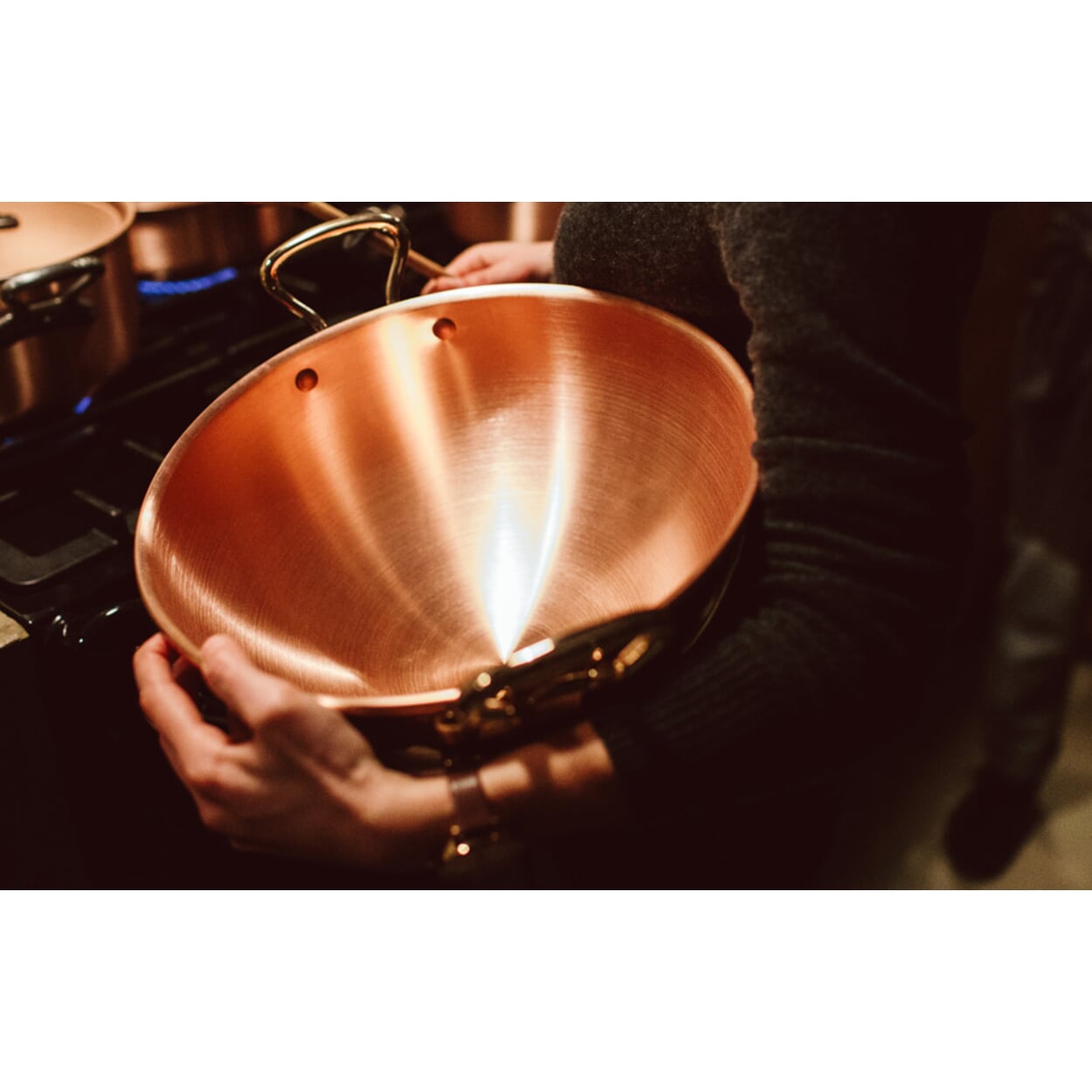 Small whipping bowl copper