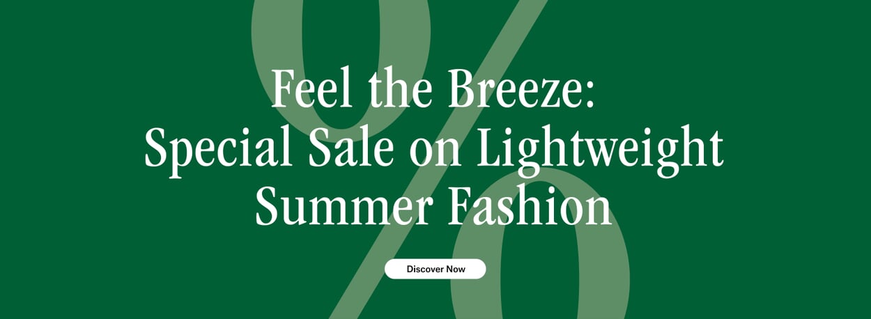 Feel the Breeze: Special Sale on Lightweight Summer Fashion