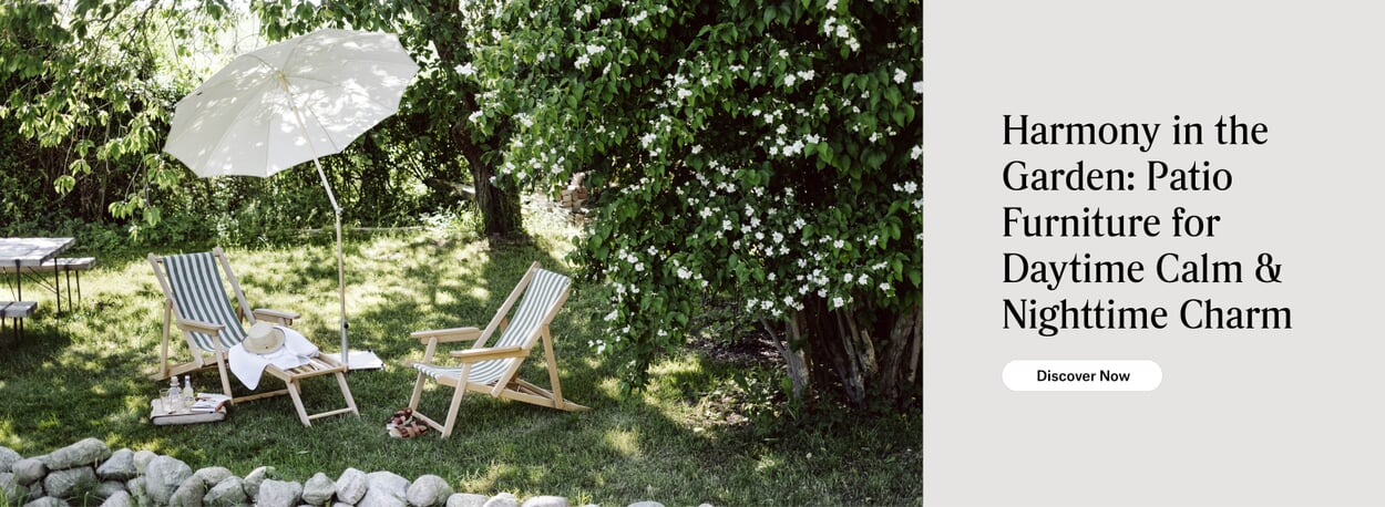 Harmony in the Garden: Patio Furniture for Daytime Calm & Nighttime Charm