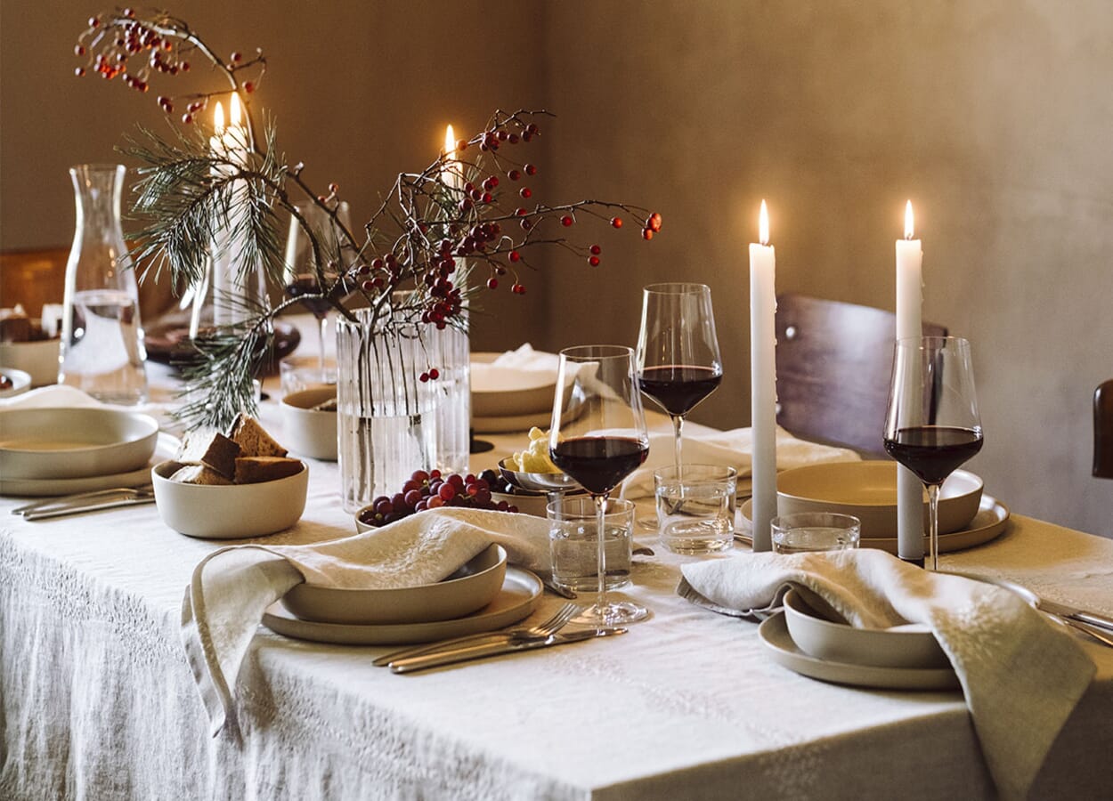 Festlich gedeckter Tisch