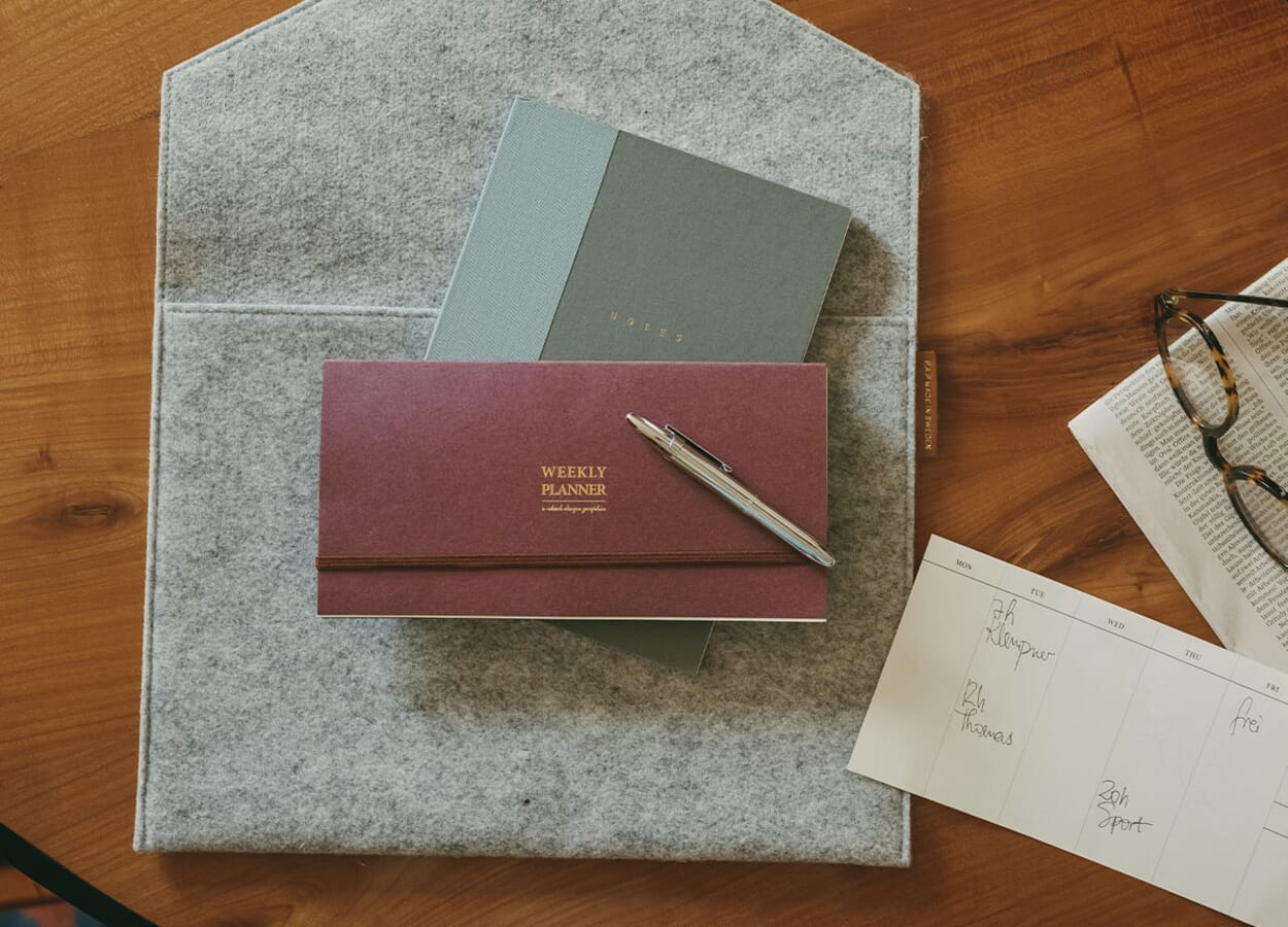 Hochwertige Zeitplaner