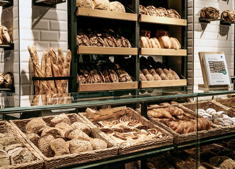 Backstube in der Manufactum Brot & Butter Filiale