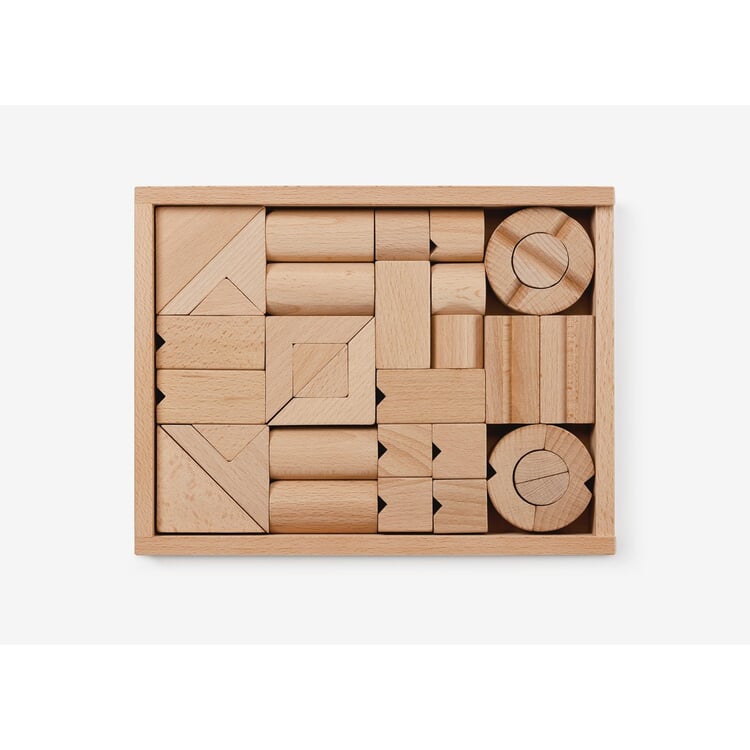 Jeu de construction japonais en bois