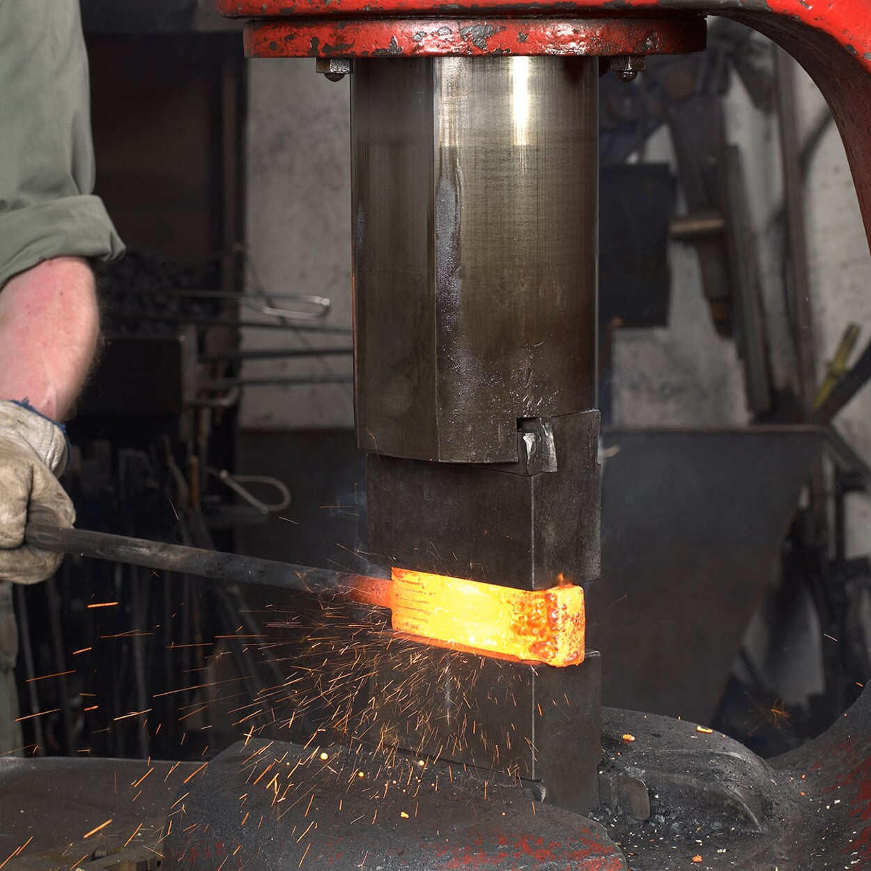 Damascus steel welding