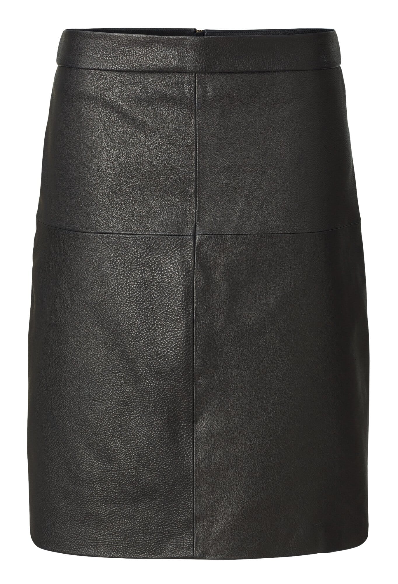 donna karan leather skirt