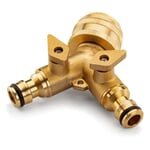 Two-way valve brass