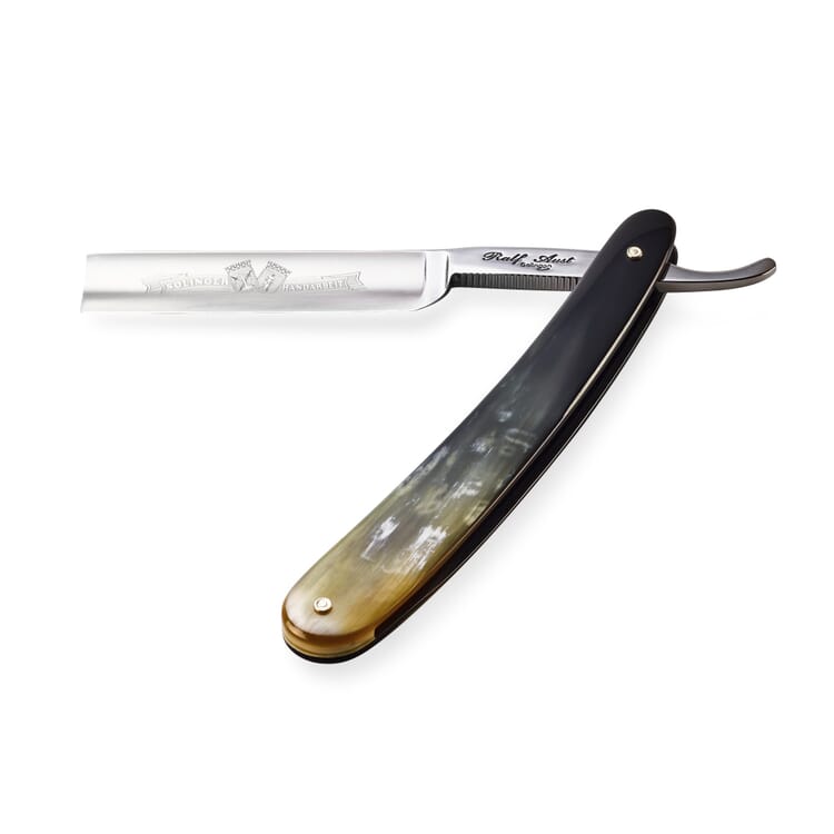 Straight Razor with 1/1 Hollow-Ground Blade by Ralf Aust, Square Point