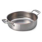 Braising Pan with Copper Core Straight Sides