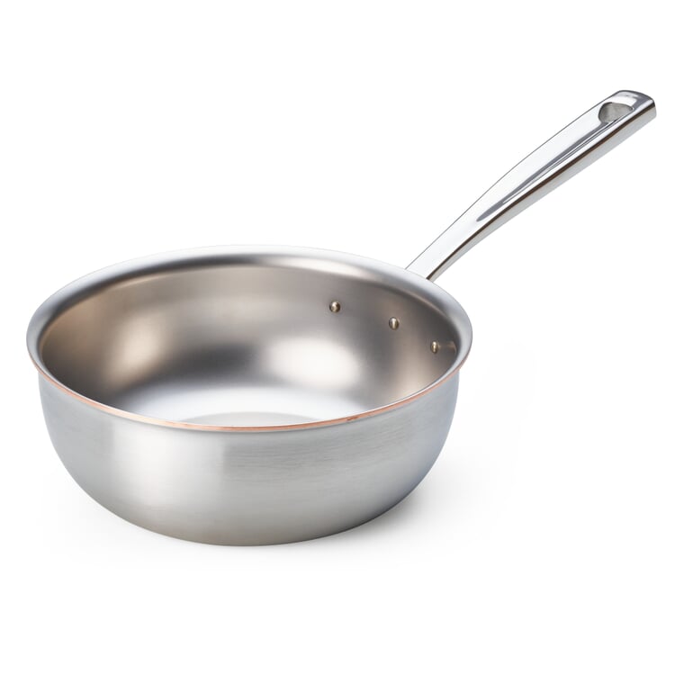 Saucier Pan with Copper Core, Volume 1.2 l Manufactum