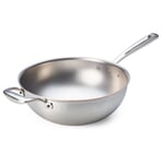 Risottopannetje of wok met koperen kern