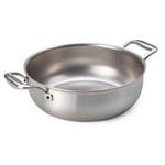 Braising Pan with Copper Core Rounded Sides