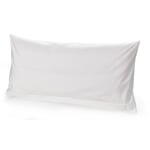 Manufactum Taie d'oreiller en percale Blanc 40 × 80 cm