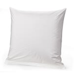 Manufactum Taie d'oreiller en percale Blanc 80 × 80 cm