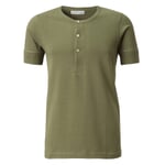 Men’s Half-Sleeved T-Shirt Made of Jersey by Merz b. Schwanen Green