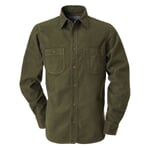 Moleskin-skjorte Dark green