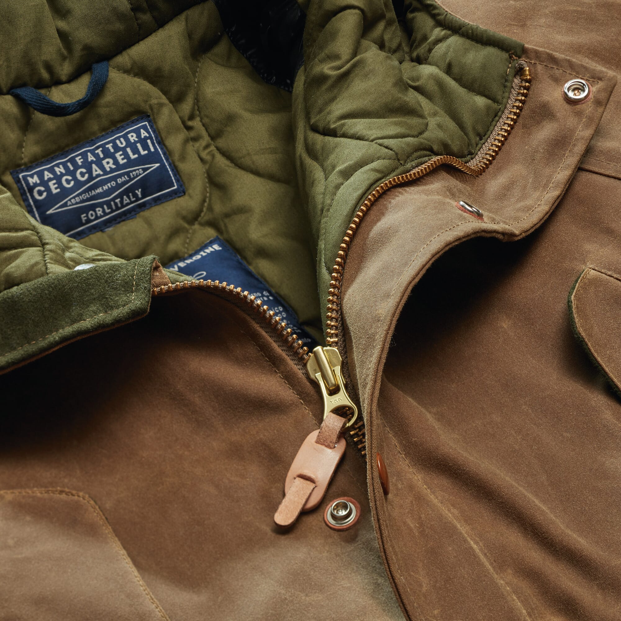 wool lined canvas jacket