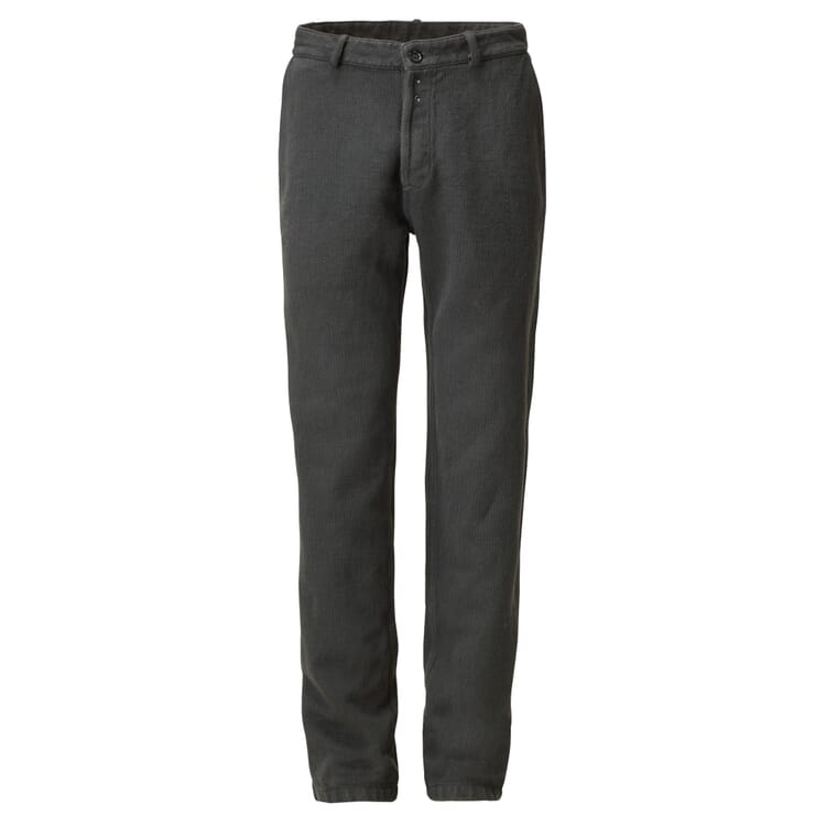 Men’s Trousers Made of Cotton and Linen, Graphite