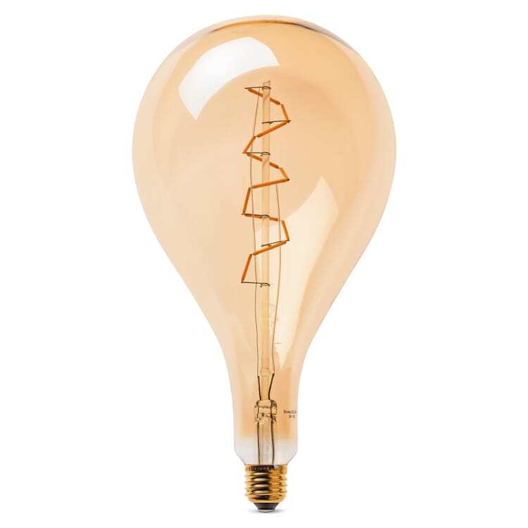 LED Filamentlampe goldgelüstert Kaventsmann, Tropfen