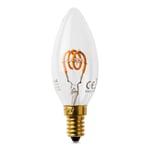 LED Filamentlampe Spiralfaden Kerze
