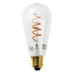 LED Filamentlampe Spiralfaden Rustika
