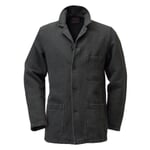 Men jacket cotton and linen Graphite
