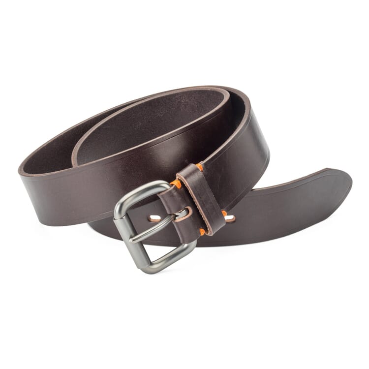 Ceinture tannée à la main, Marron foncé